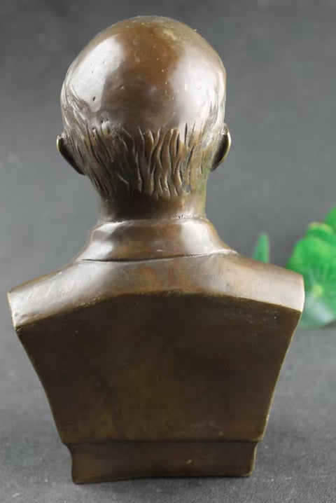 Buste Lénine en laiton 17 cm