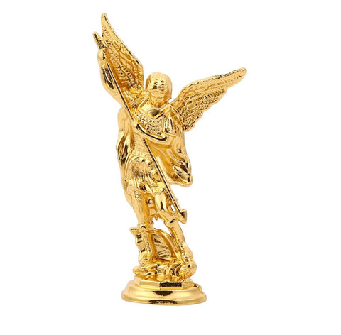 Statue Saint Michel en Zinc 8 cm