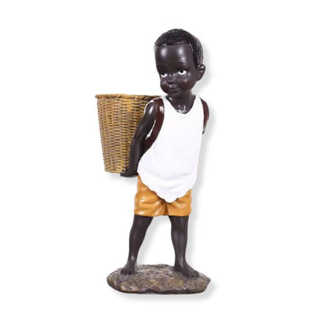 Statuette Noire <br> Africaine 28 cm