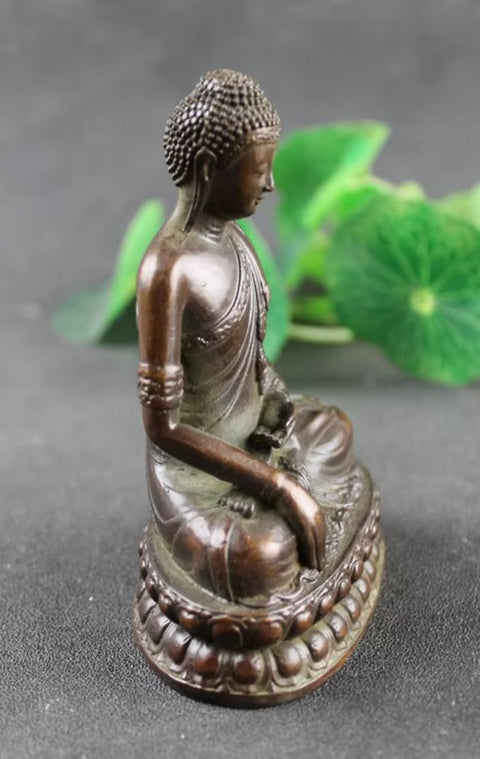 Statuette bouddha méditation 10 cm
