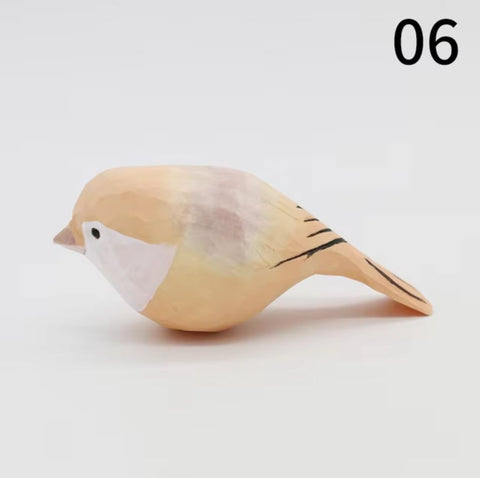 Statuette oiseau en bois 4 cm