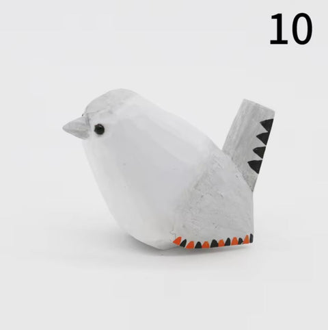 Statuette oiseau en bois 4 cm