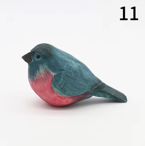 Statuette oiseau en bois 4 cm