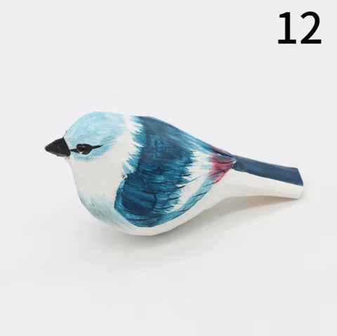 Statuette oiseau en bois 4 cm
