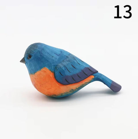 Statuette oiseau en bois 4 cm