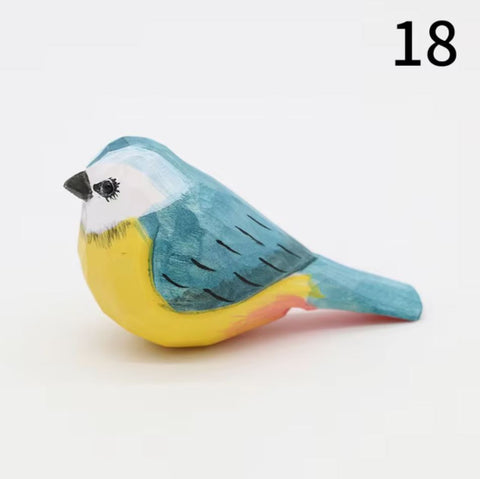 Statuette oiseau en bois 4 cm