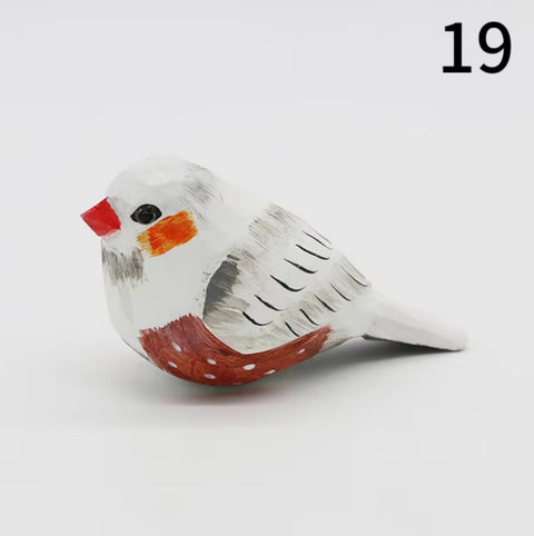 Statuette oiseau en bois 4 cm