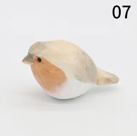 Statuette oiseau en bois 4 cm