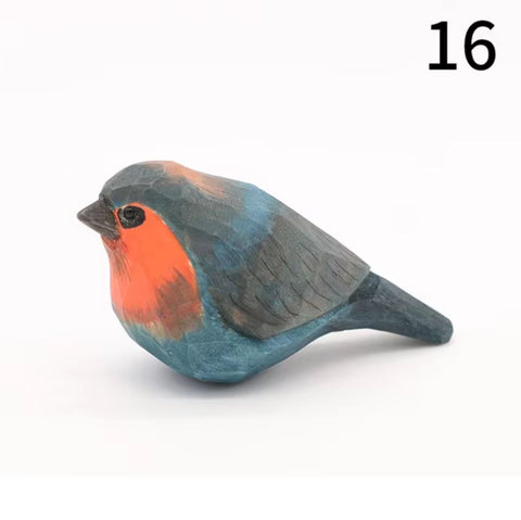 Statuette oiseau en bois 4 cm