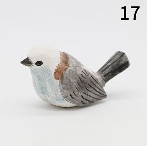 Statuette oiseau en bois 4 cm