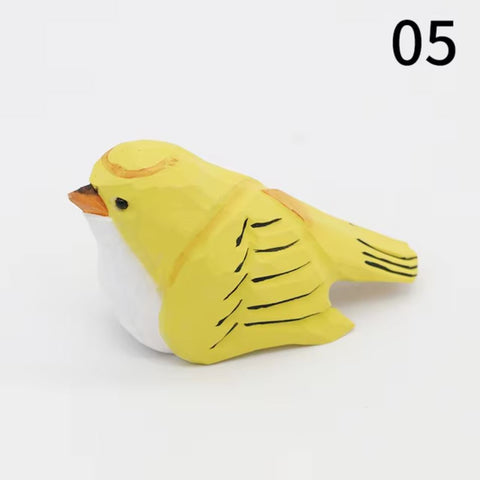 Statuette oiseau en bois 4 cm