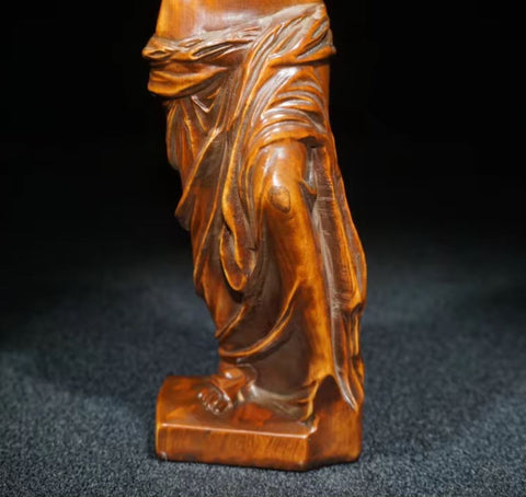 Statue Vénus de Milo en bois 20 cm