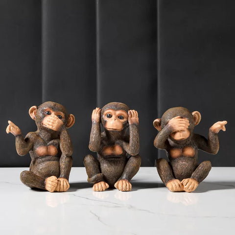 figurine singe de la sagesse