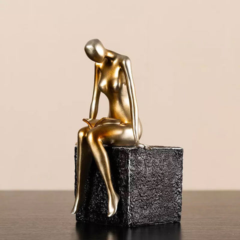 sculpture femme contemporaine