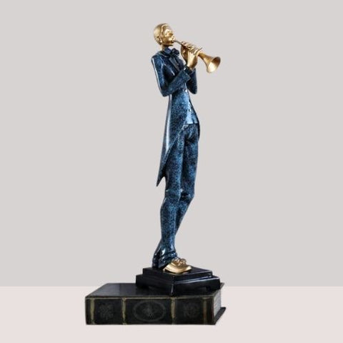 Statue Homme <br/> Groupe de Jazz