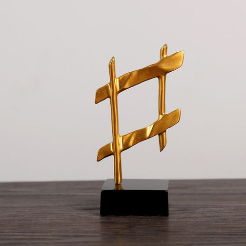 Sculpture Contemporaine <br/> Note de Musique Design