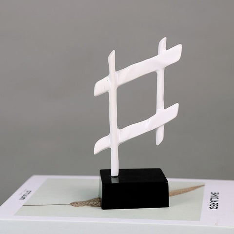 Sculpture Contemporaine <br/> Note de Musique Design