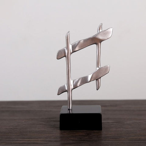 Sculpture Contemporaine <br/> Note de Musique Design