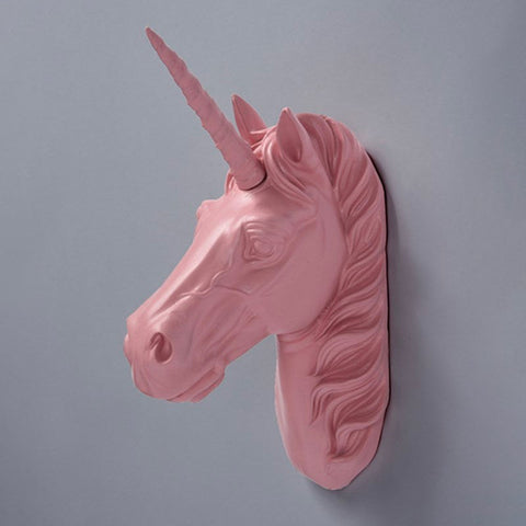 Sculpture Murale Licorne <br/> Statue Murale Contemporaine