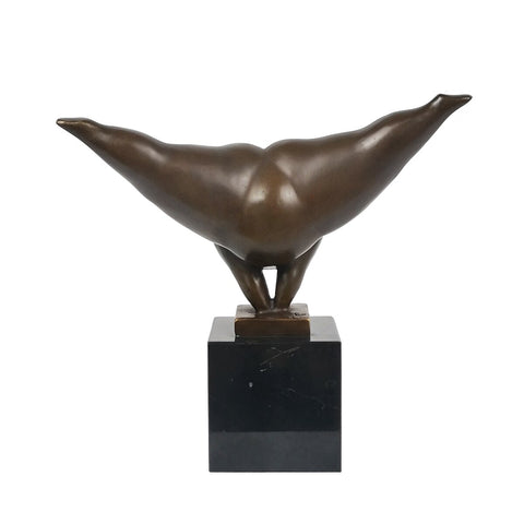 Sculpture Bronze Femme ronde 22 cm
