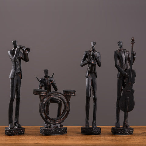 Statue Homme <br/> Figurine Musicien