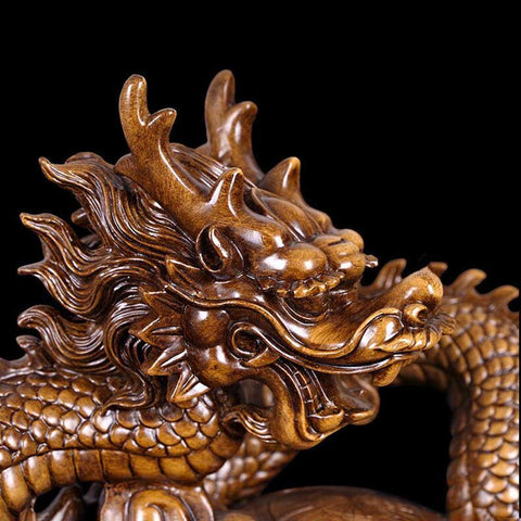 Sculpture Moderne <br/> Statue de Dragon Chinois