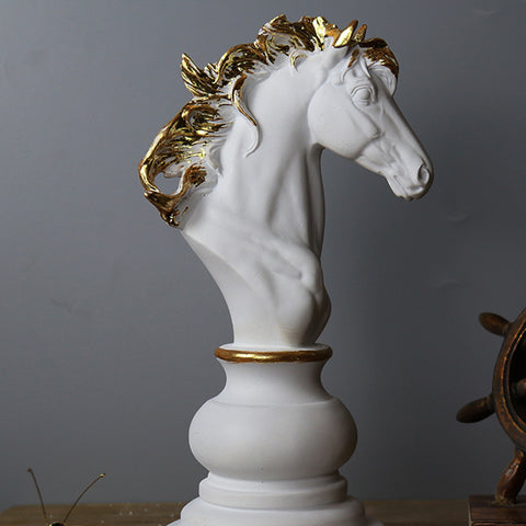 Sculpture Contemporaine <br/> Pièce Échec Déco