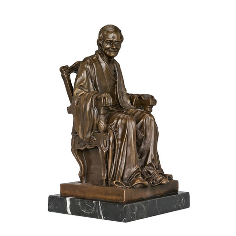Sculpture Bronze <br/> Voltaire 35 cm