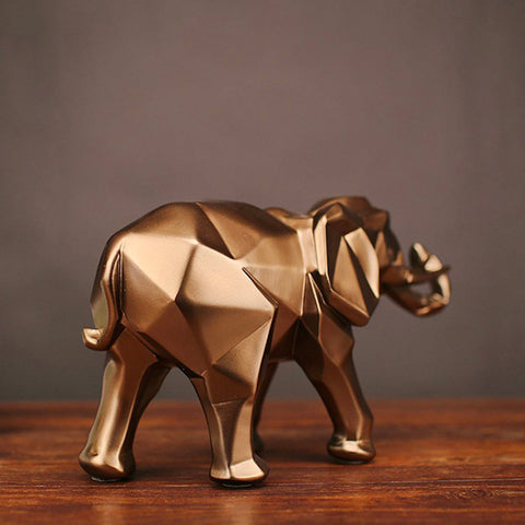 Statue Éléphant <br/> origami 15 cm