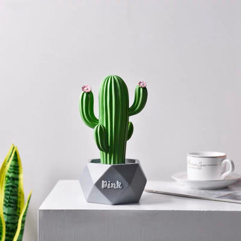 Sculpture Moderne <br/> Cactus Décoration Intérieure