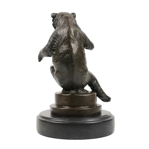 Sculpture Bronze Animalier <br/> Ours 22 cm