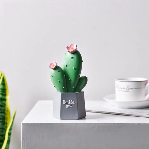 Sculpture Moderne <br/> Cactus en Résine