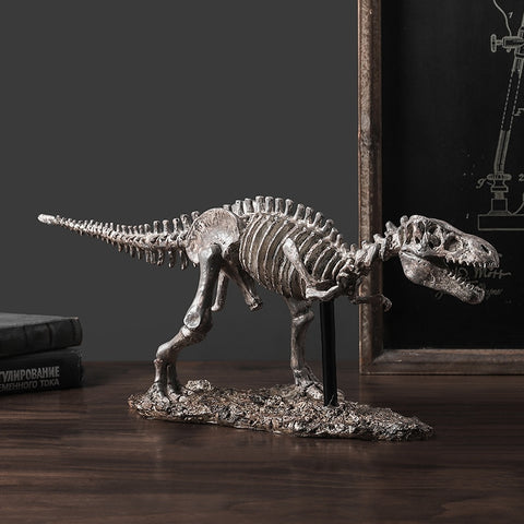 Sculpture Moderne <br/> Squelette Dinosaure Décoration