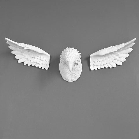 Sculpture Murale Aigle <br/> Décoration Murale Originale