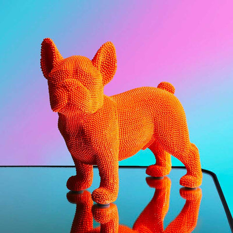 Statue Bouledogue <br/> Bouledogue Français Déco 19 cm
