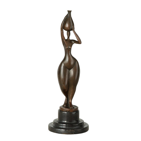 Sculpture Bronze <br/> Statue Bronze Africaine 30 cm