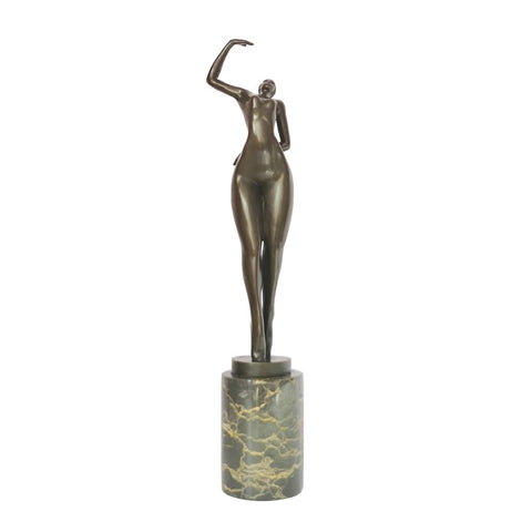 Bronze Femme 'Pose' en bronze 44 cm