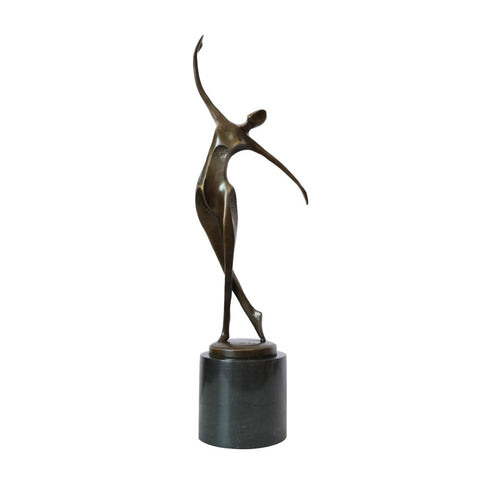 Sculpture Bronze <br/> Statue Bronze Femme Debout 53 cm