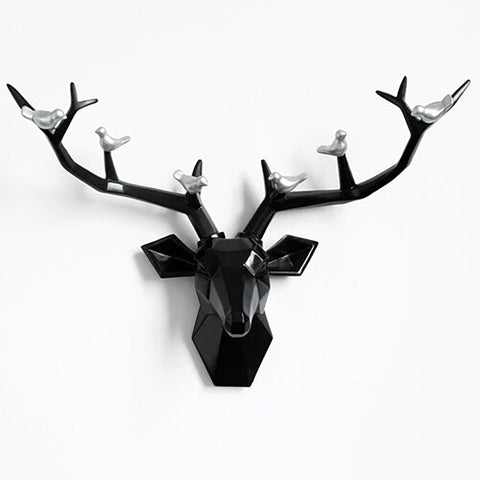 Sculpture Murale Moderne <br/> Tête de Cerf Origami