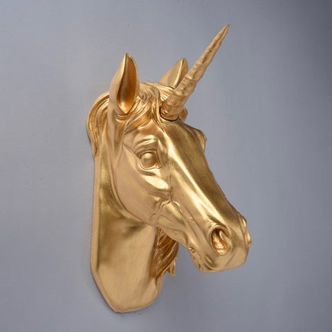 Sculpture Murale Licorne <br/> Statue Murale Contemporaine