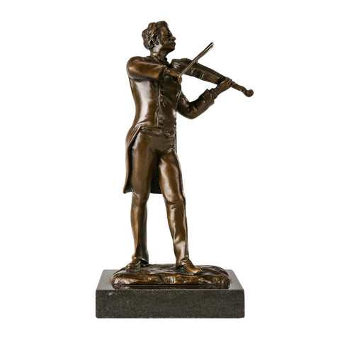Sculpture Bronze <br/> Statue Johann Strauss 21 cm