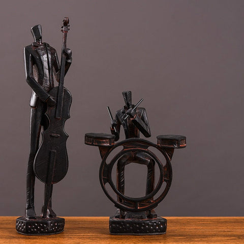 Statue Homme <br/> Figurine Musicien