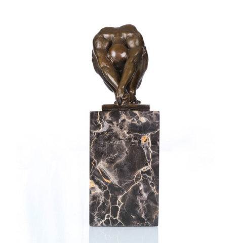 Sculpture Bronze Moderne <br/> 'Le Plongeur'