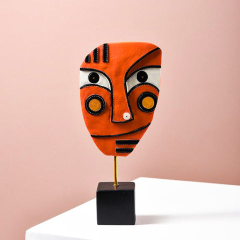 Sculpture Abstraite <br/> Décoration Visage Abstrait 23 cm