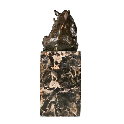 Rhinocéros en Bronze 21 cm