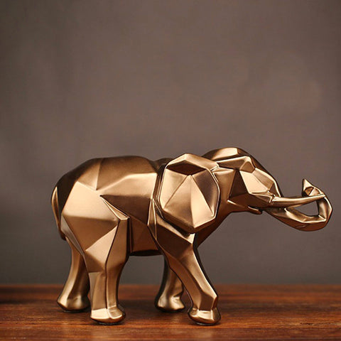 Statue Éléphant <br/> origami 15 cm
