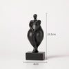 Statue grosse femme jaune - Gamm vert Statue grosse femme jaune - Gamm vert