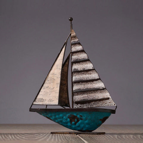 Sculpture Moderne <br/> Bateau Décoratif