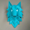 Sculpture Murale Design <br/> Tête de Loup Origami