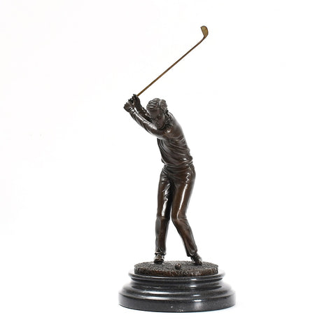 Sculpture Bronze <br/> Statuette Golfeur Bronze 32 cm